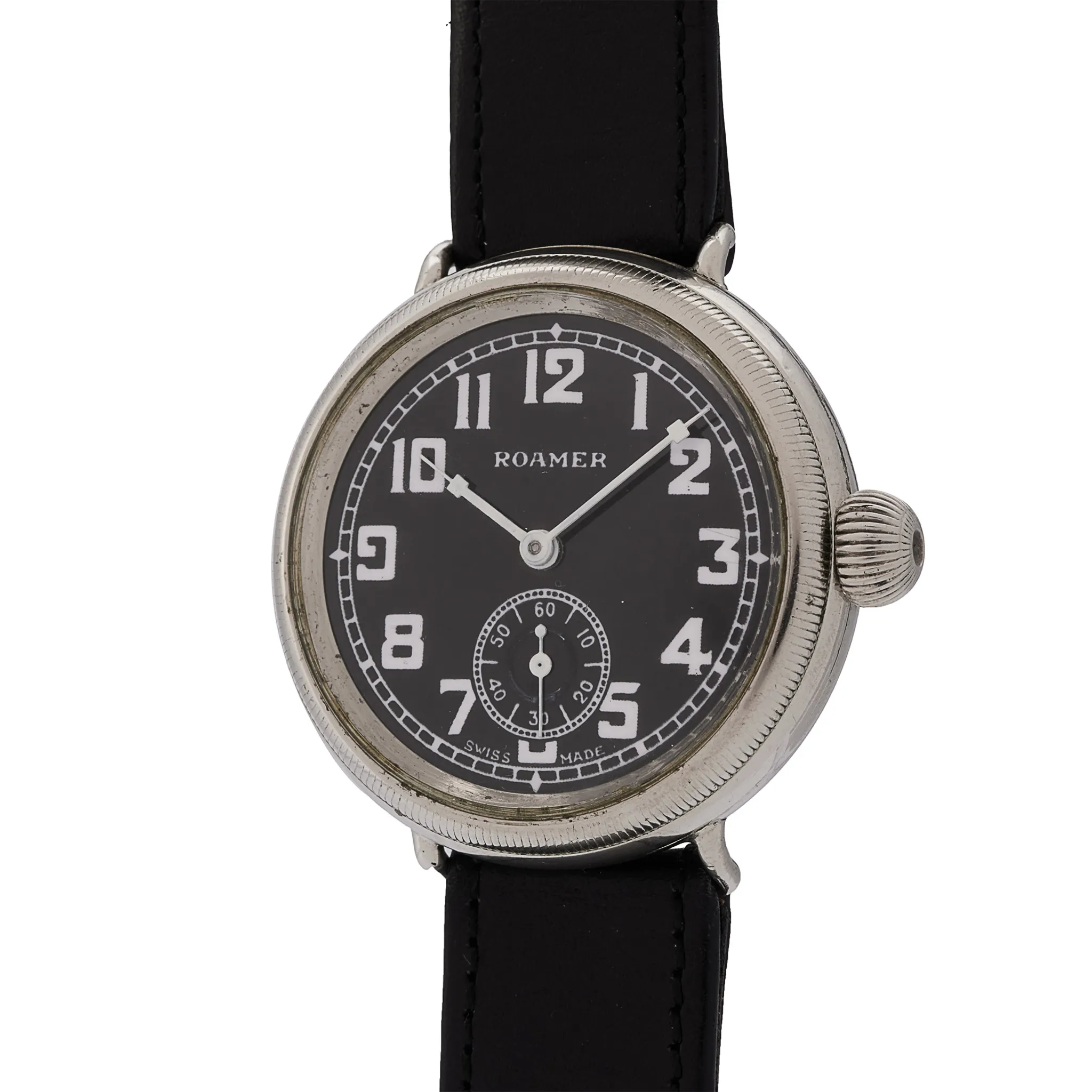 Roamer Military 41mm Nickel Black