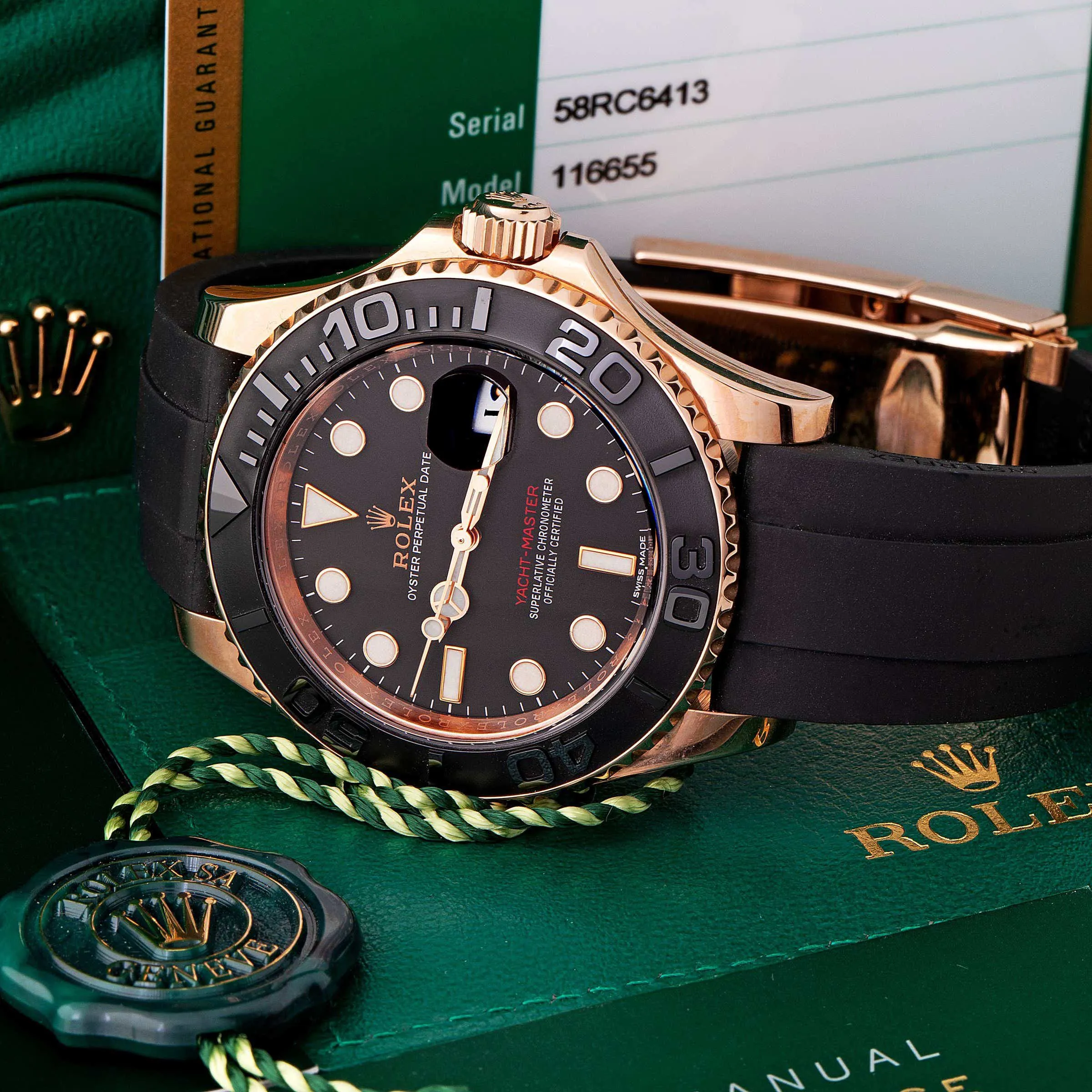 Rolex Yacht-Master 40 116655 40mm Rose gold Black 6