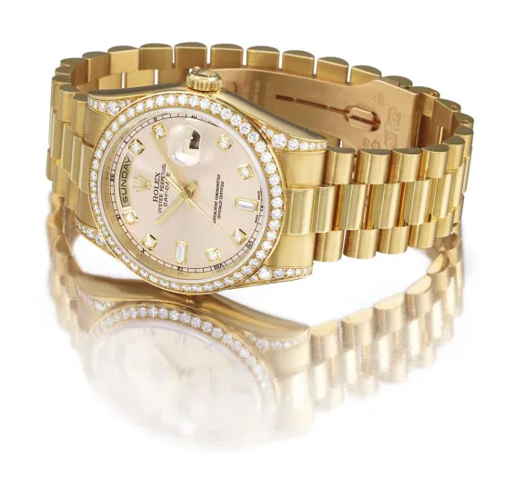 Rolex Day-Date 36 118388 36mm Yellow gold Cream