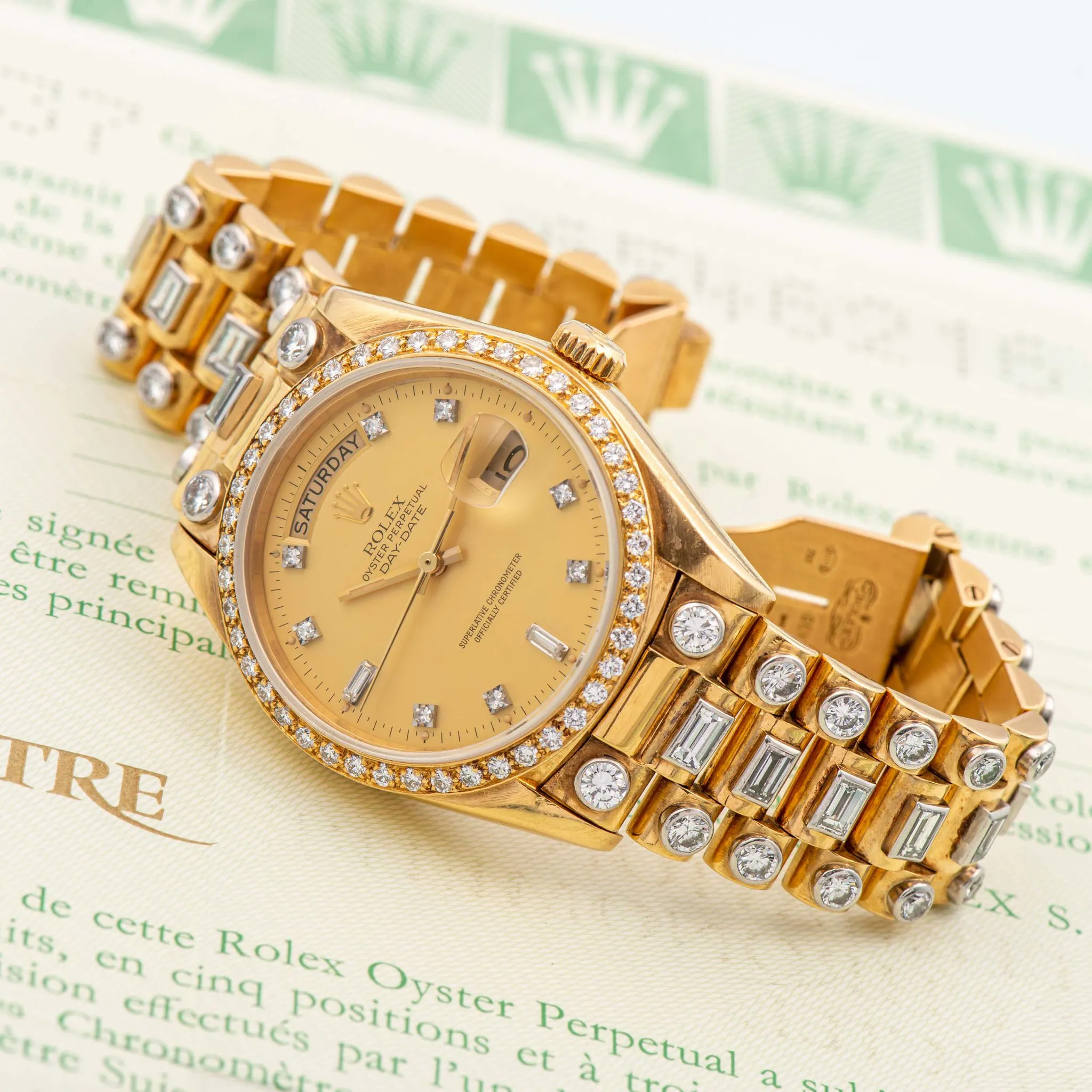 Rolex Day-Date 36 18048 36mm Yellow gold Champagne