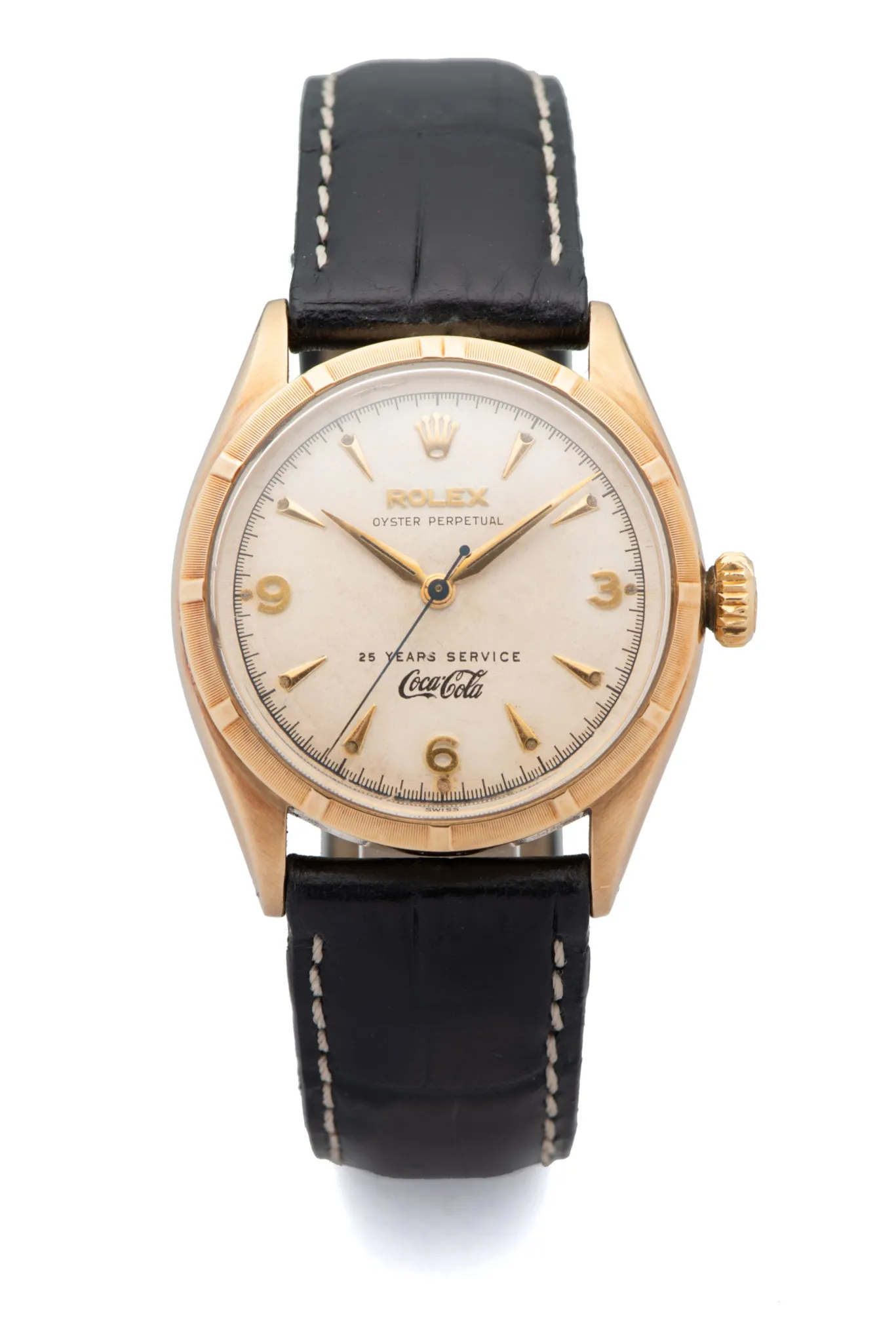Rolex Oyster Perpetual 6285 34mm Yellow gold Ivory