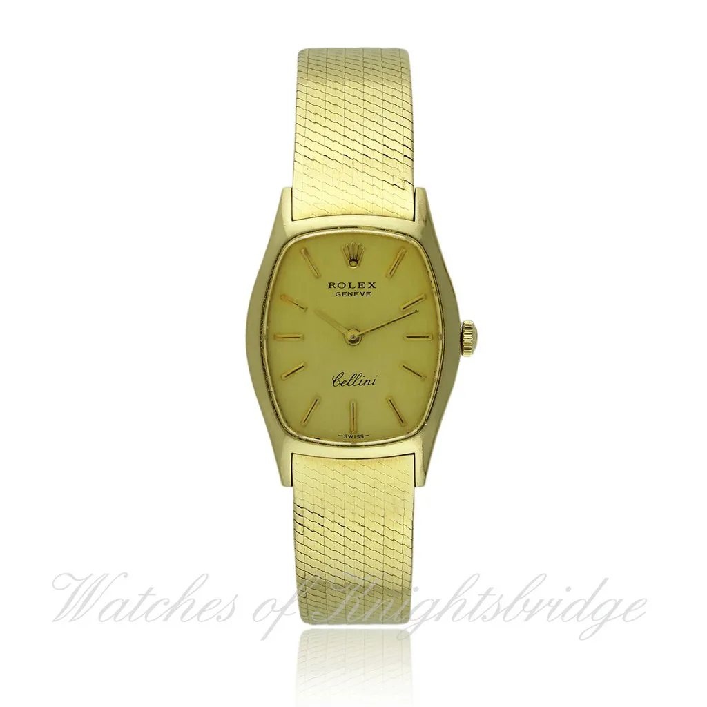 Rolex Cellini 3803 23mm Yellow gold Champagne