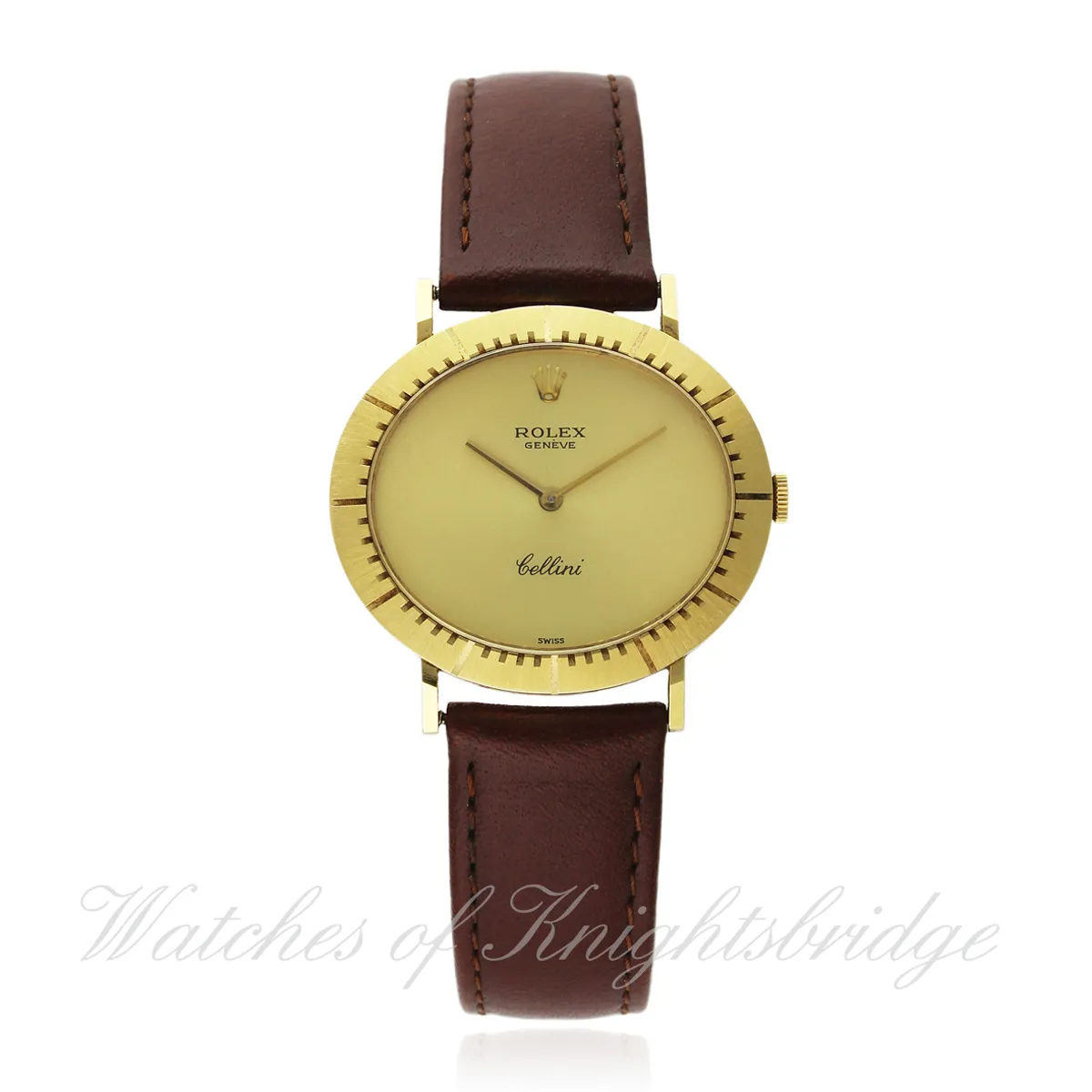 Rolex Cellini 4083 33mm Yellow gold Champagne