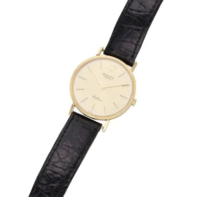 Rolex Cellini 4112 32mm Yellow gold Champagne 1