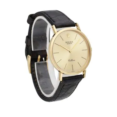 Rolex Cellini 4112 32mm Yellow gold Champagne 4