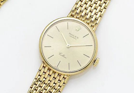 Rolex Cellini 5041 26mm Yellow gold Champagne