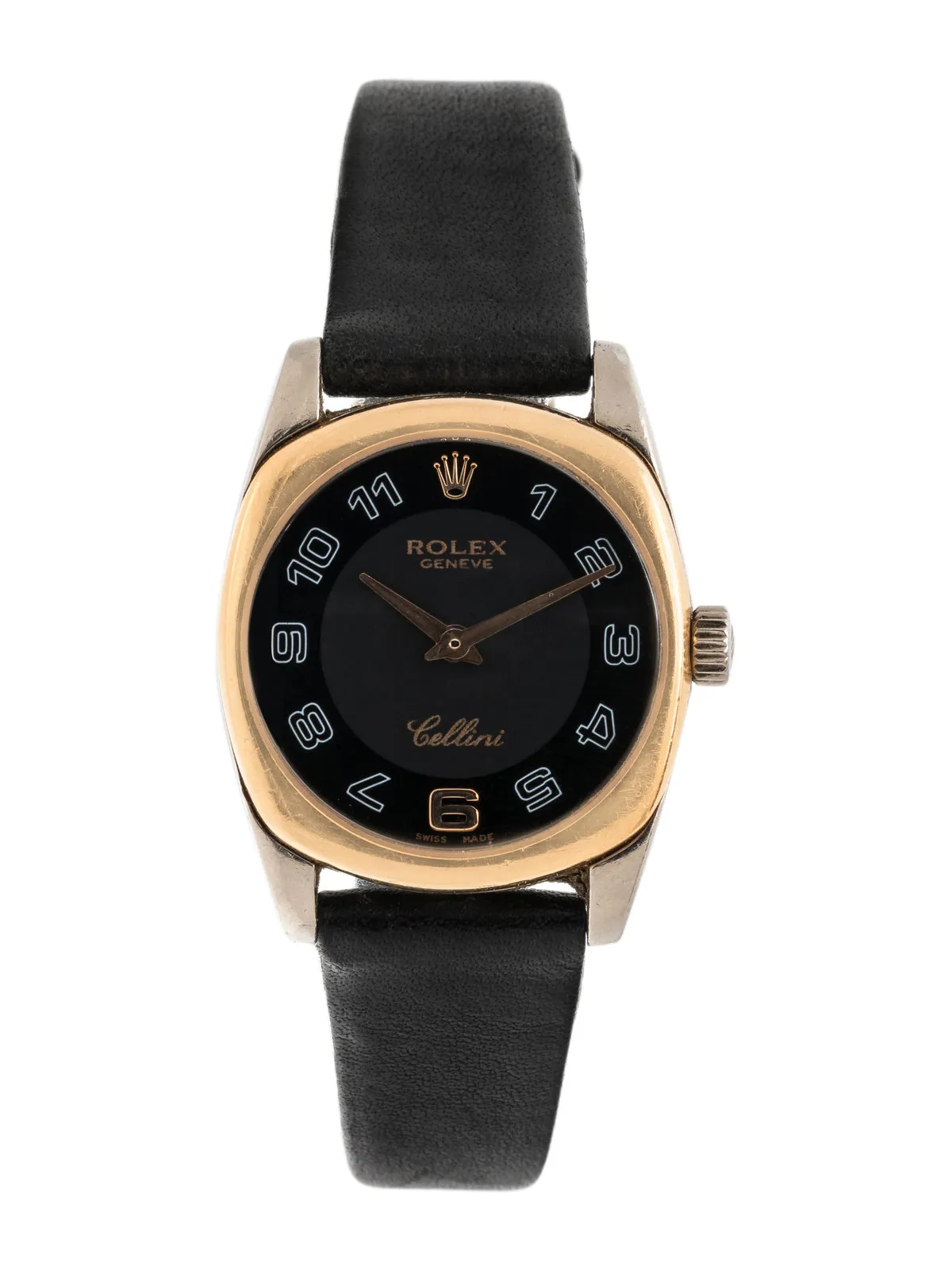 Rolex Cellini Danaos 6229 24mm Yellow gold Black