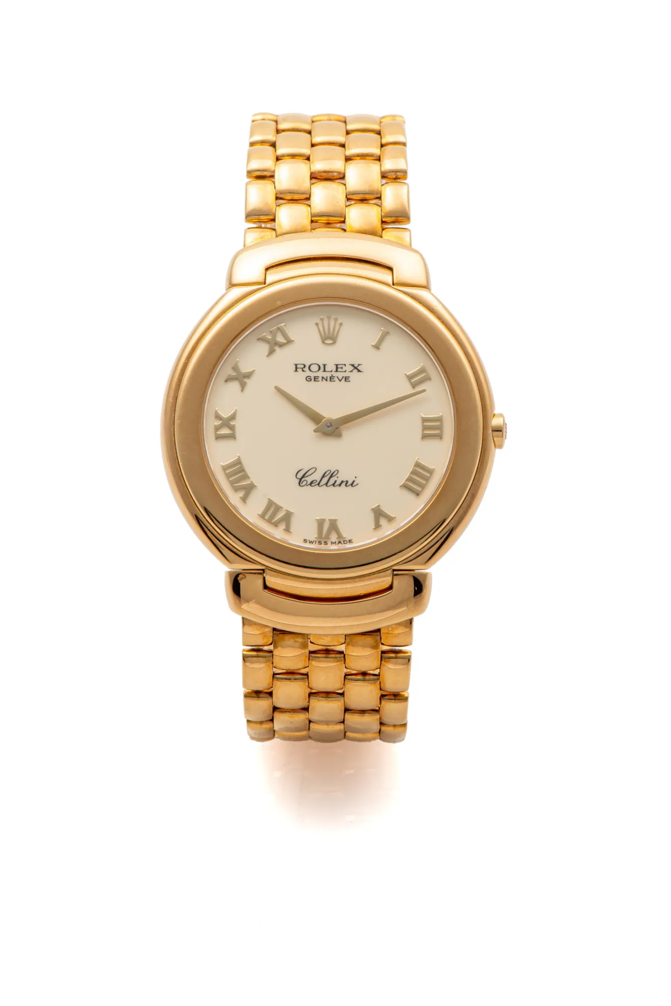 Rolex Cellini 6623 32mm Yellow gold Cream