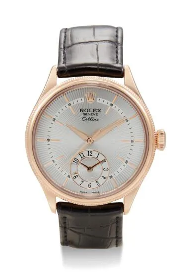 Rolex Cellini 50525 39mm Rose gold Silver