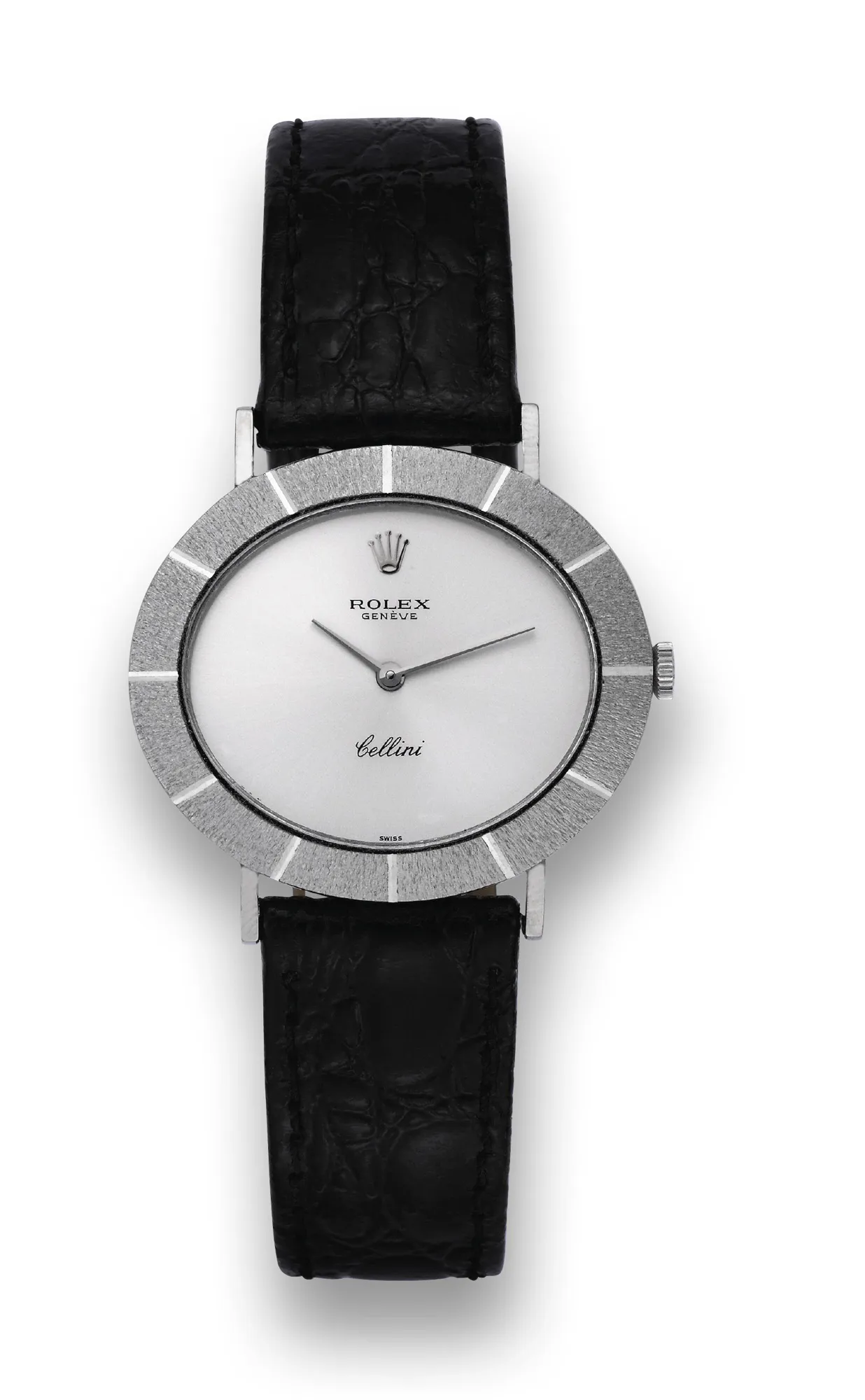 Rolex Cellini 3881 33mm White gold Silver