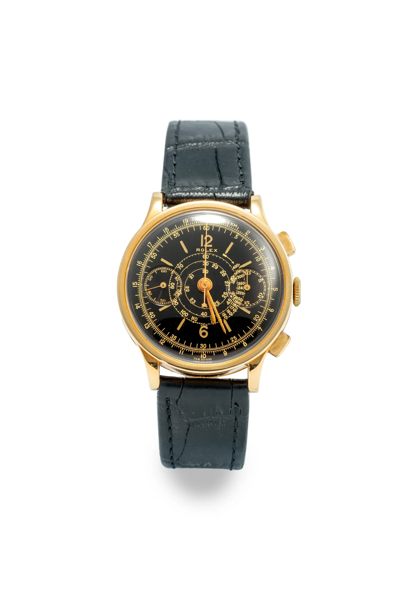 Rolex Chronograph 2508 37mm Yellow gold Black