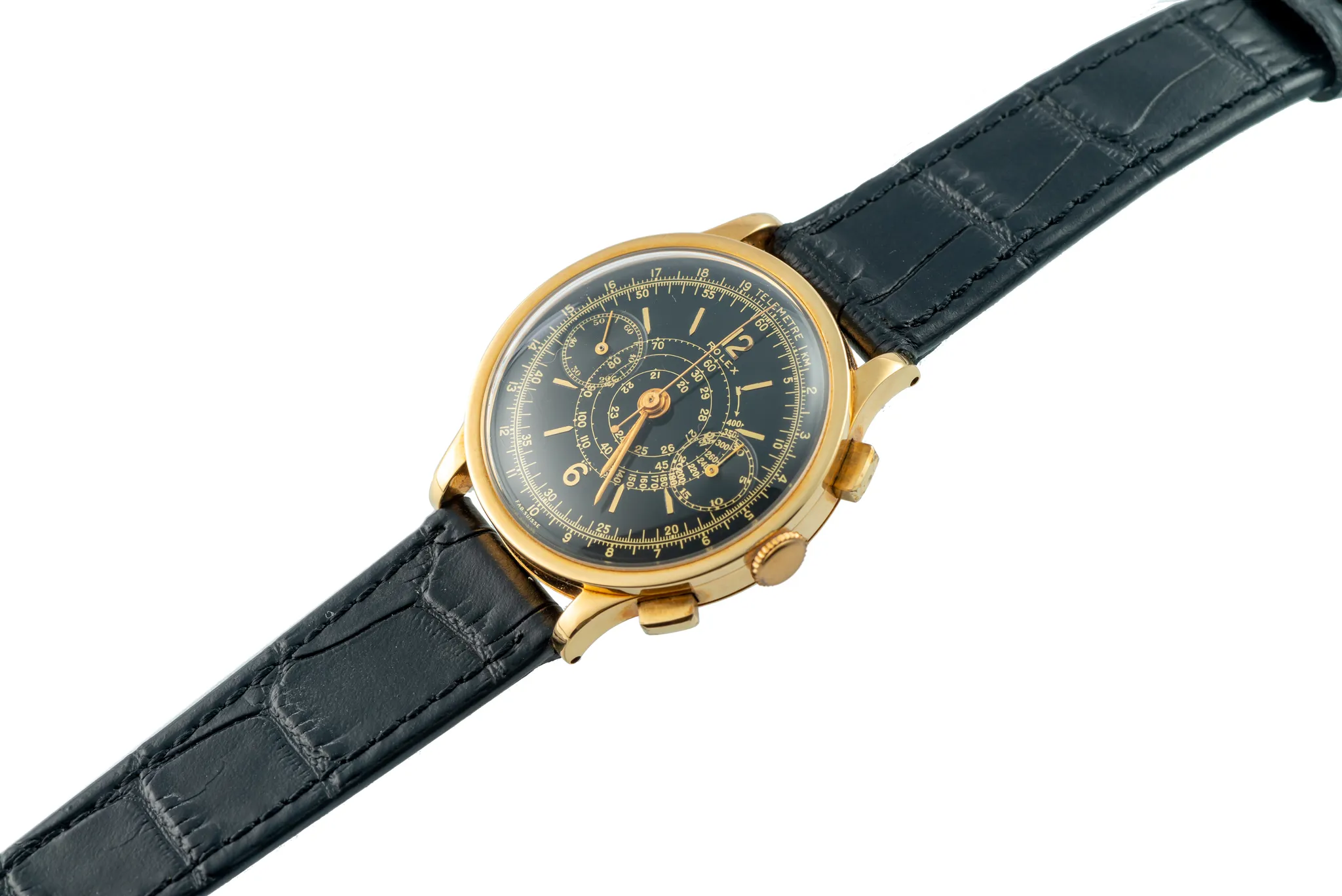 Rolex Chronograph 2508 37mm Yellow gold Black 2