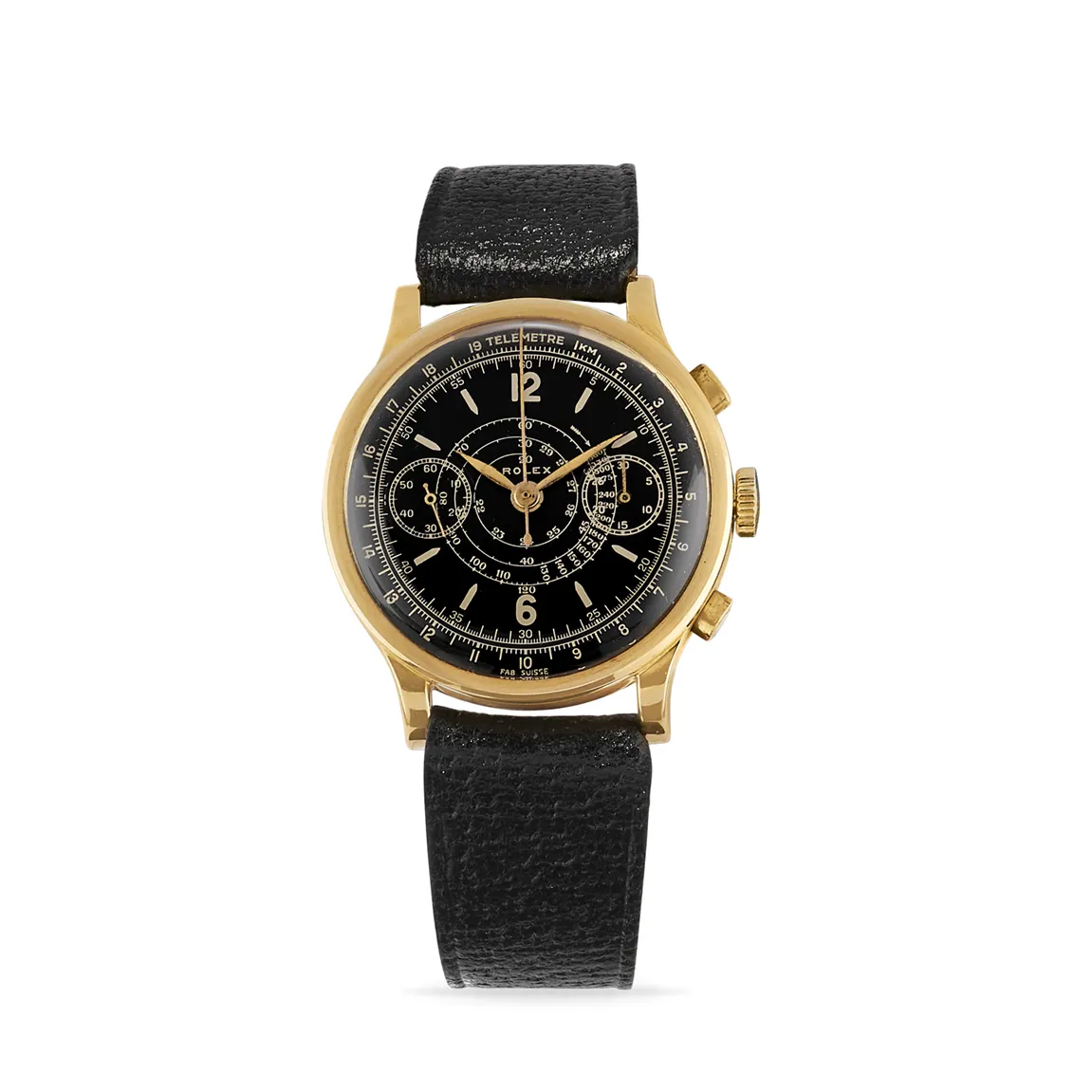 Rolex 2508 37mm Yellow gold Black