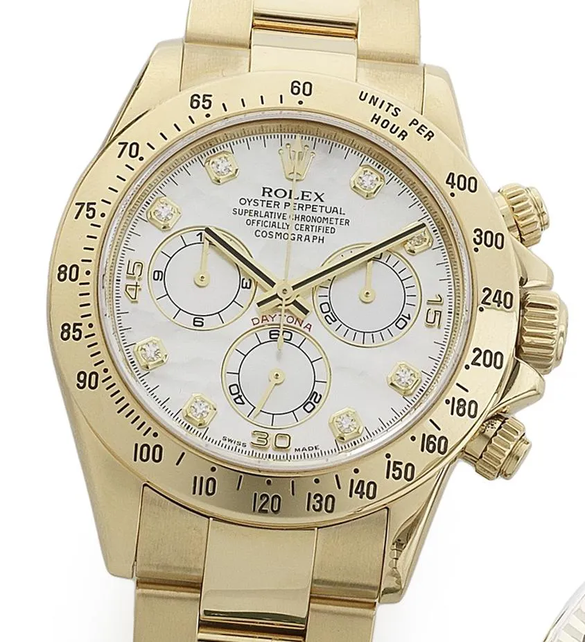 Rolex Daytona 116528 38mm 18ct Gold  Mother-of-pearl