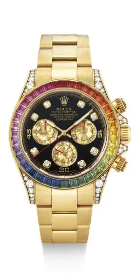 Rolex Daytona 116598 40mm Yellow gold Black