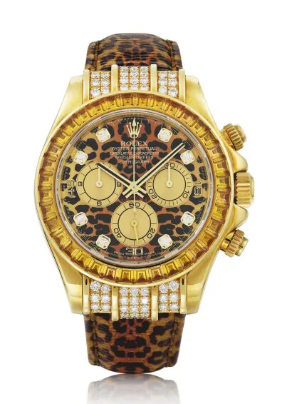 Rolex Daytona 116598 40mm Yellow gold Leopard