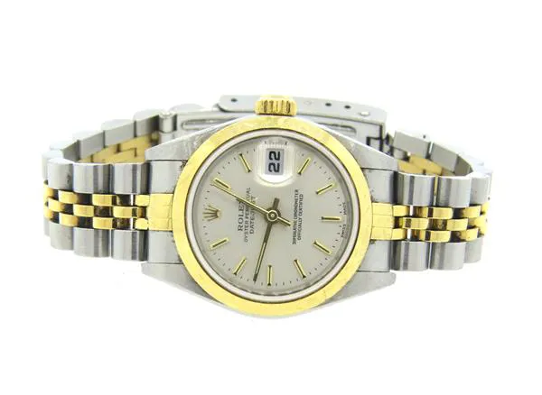 Rolex Lady-Datejust 79163 26mm 18k gold and stainless steel Silvered