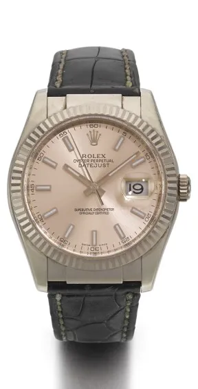 Rolex Datejust 36 116139 36mm White gold Silver