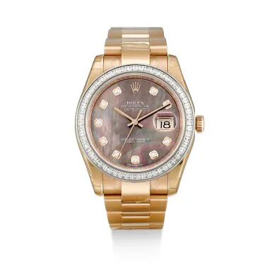 Rolex Datejust 36 116285BBR 38mm Rose gold Mother-of-pearl