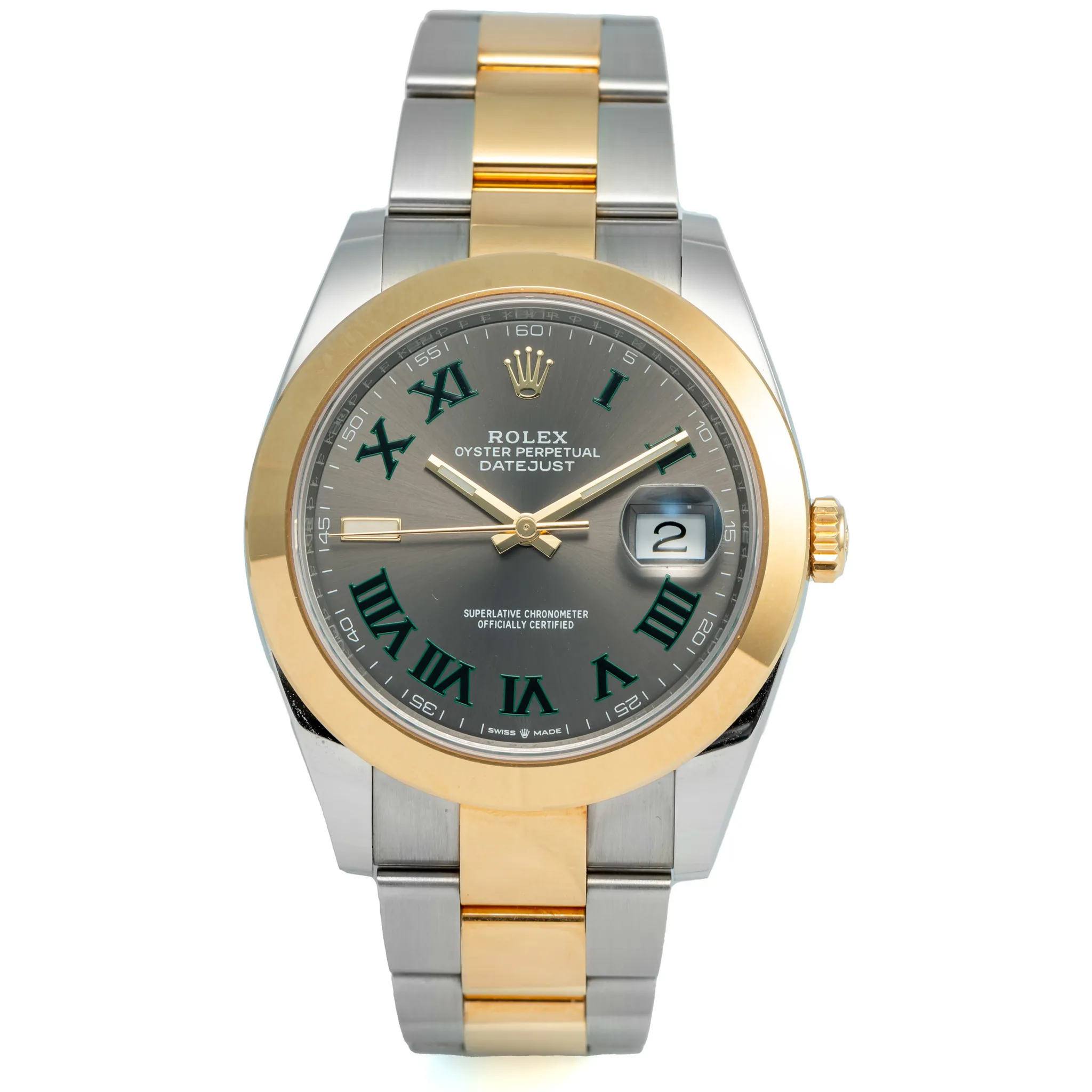 Rolex Datejust 41 126303 39.5mm Yellow gold Gray