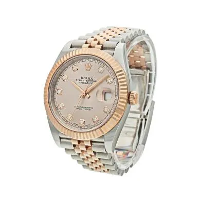 Rolex Datejust 41 126331 41mm Rose gold and Stainless steel Silver 6