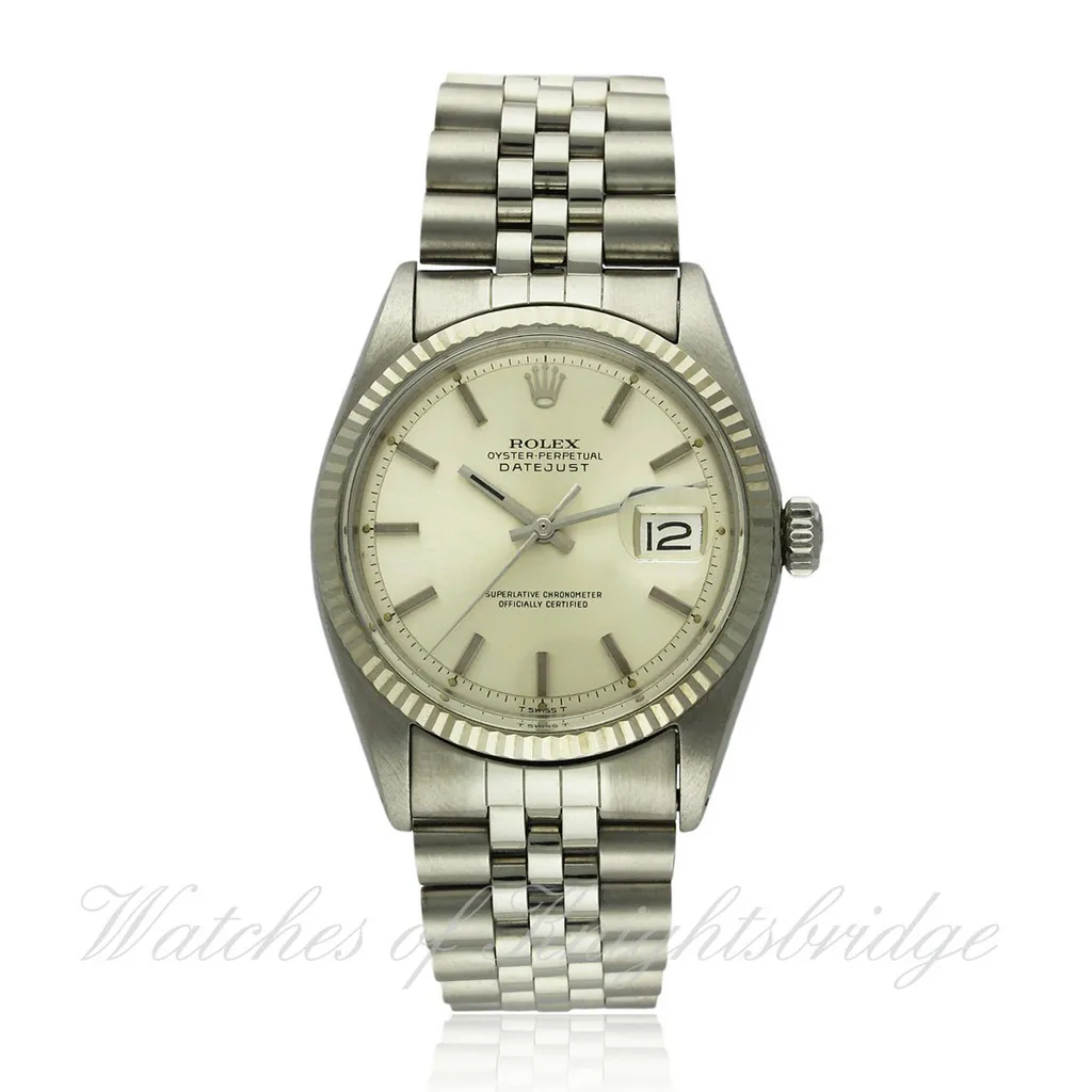 Rolex Datejust 36 1601 36mm Stainless steel & white gold Silver