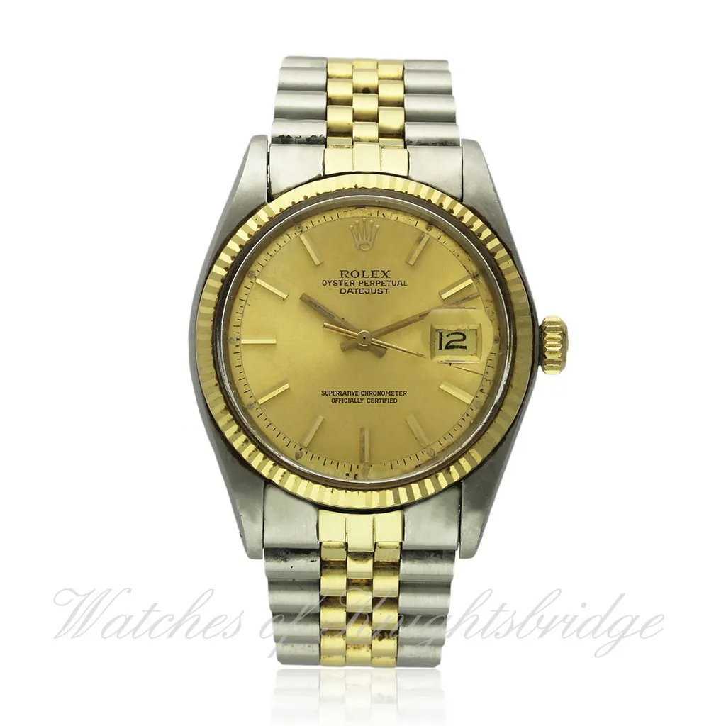 Rolex Datejust 36 1601 36mm Steel & gold Champagne