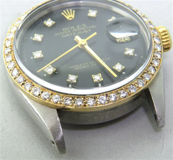 Rolex Datejust 1601 35mm Gold and stainless steel Black 3
