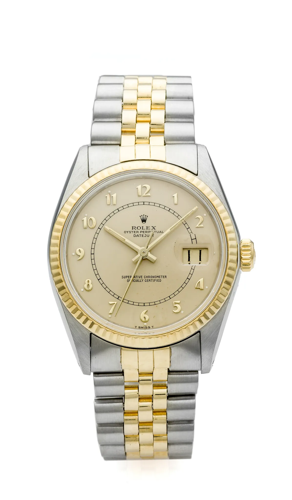 Rolex Datejust 16013 / 16000 35mm Yellow gold Champagne