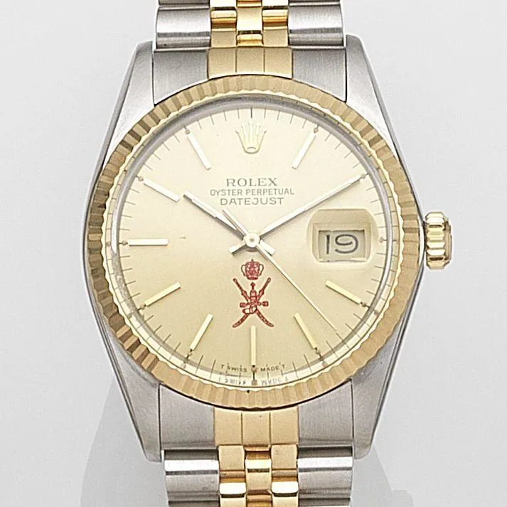 Rolex Datejust 36 16013 36mm Champagne