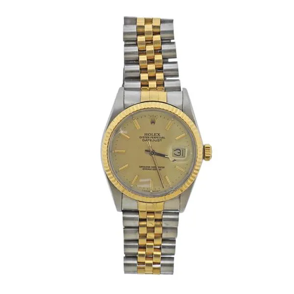 Rolex Datejust 36 16013 36mm Stainless steel and 18k gold Champagne