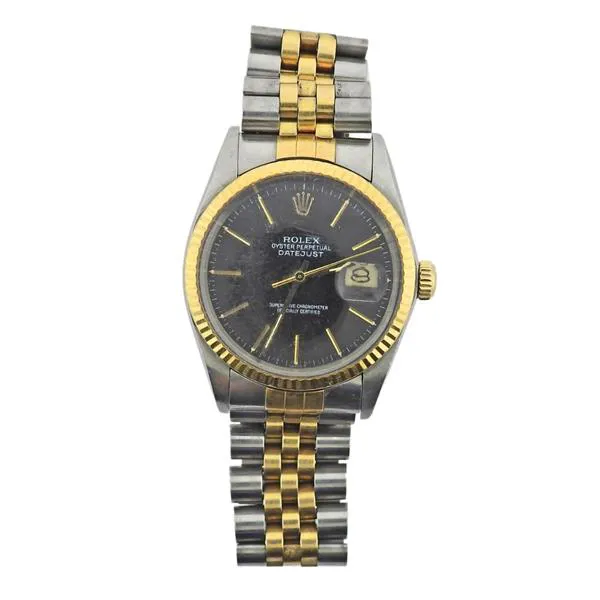 Rolex Datejust 36 16013 36mm Stainless steel and 18k gold Black