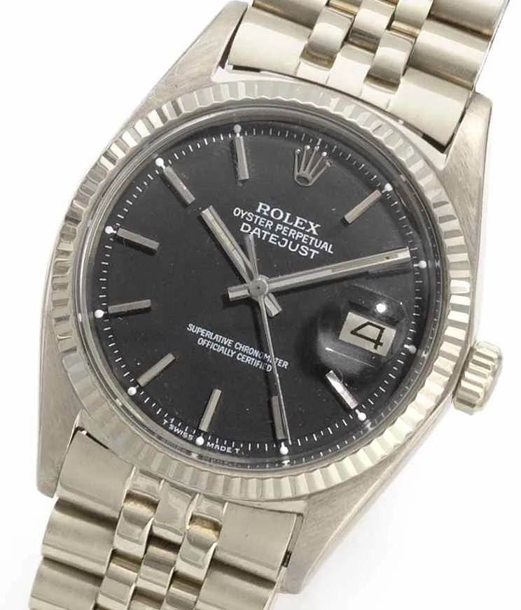 Rolex Datejust 36 1601 36mm White gold Black