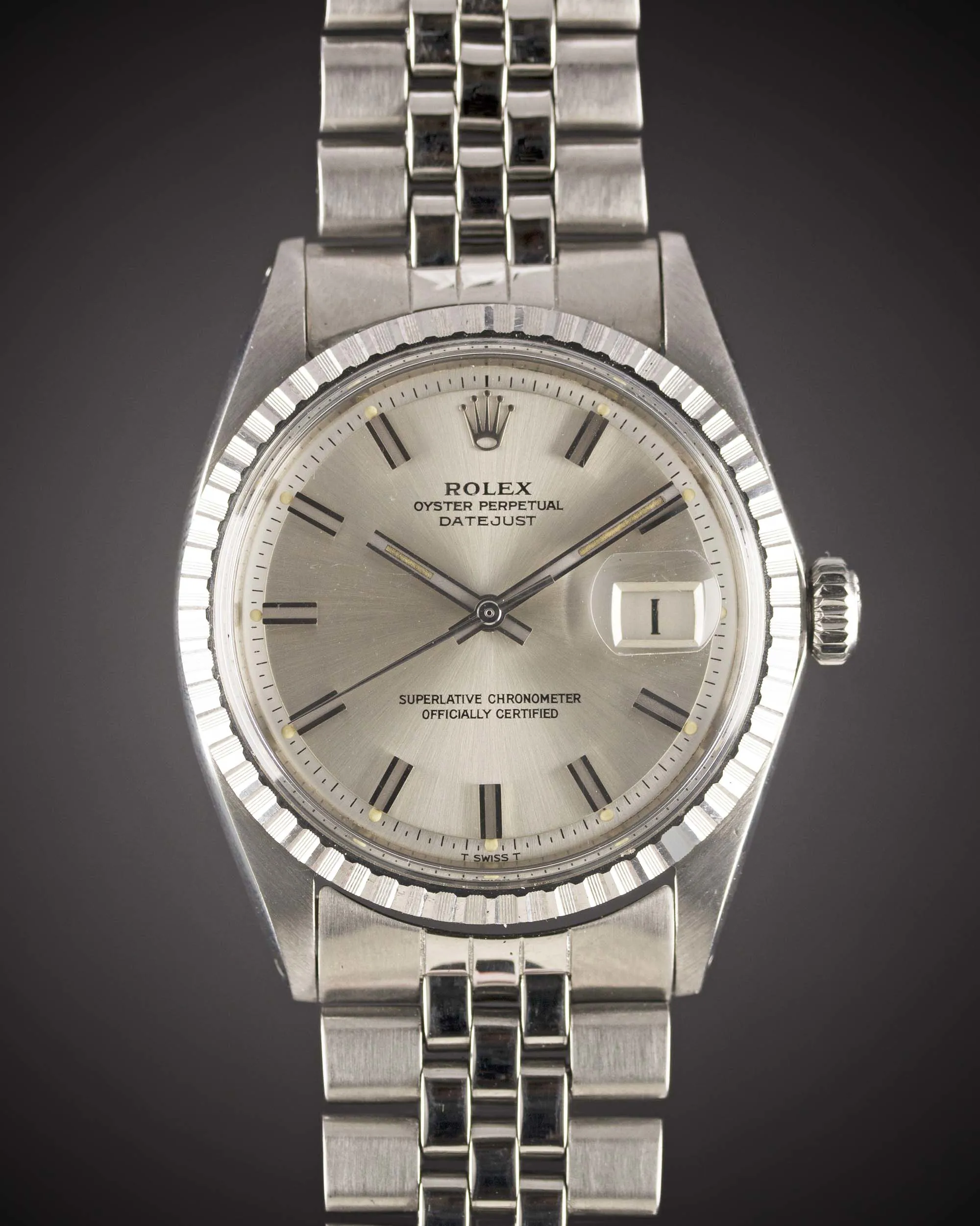Rolex Datejust 1603 36mm Stainless steel signed