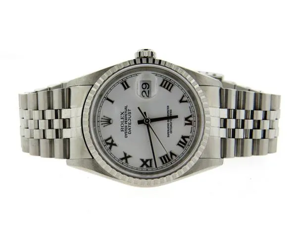 Rolex Datejust 36 16220 34mm Stainless steel White