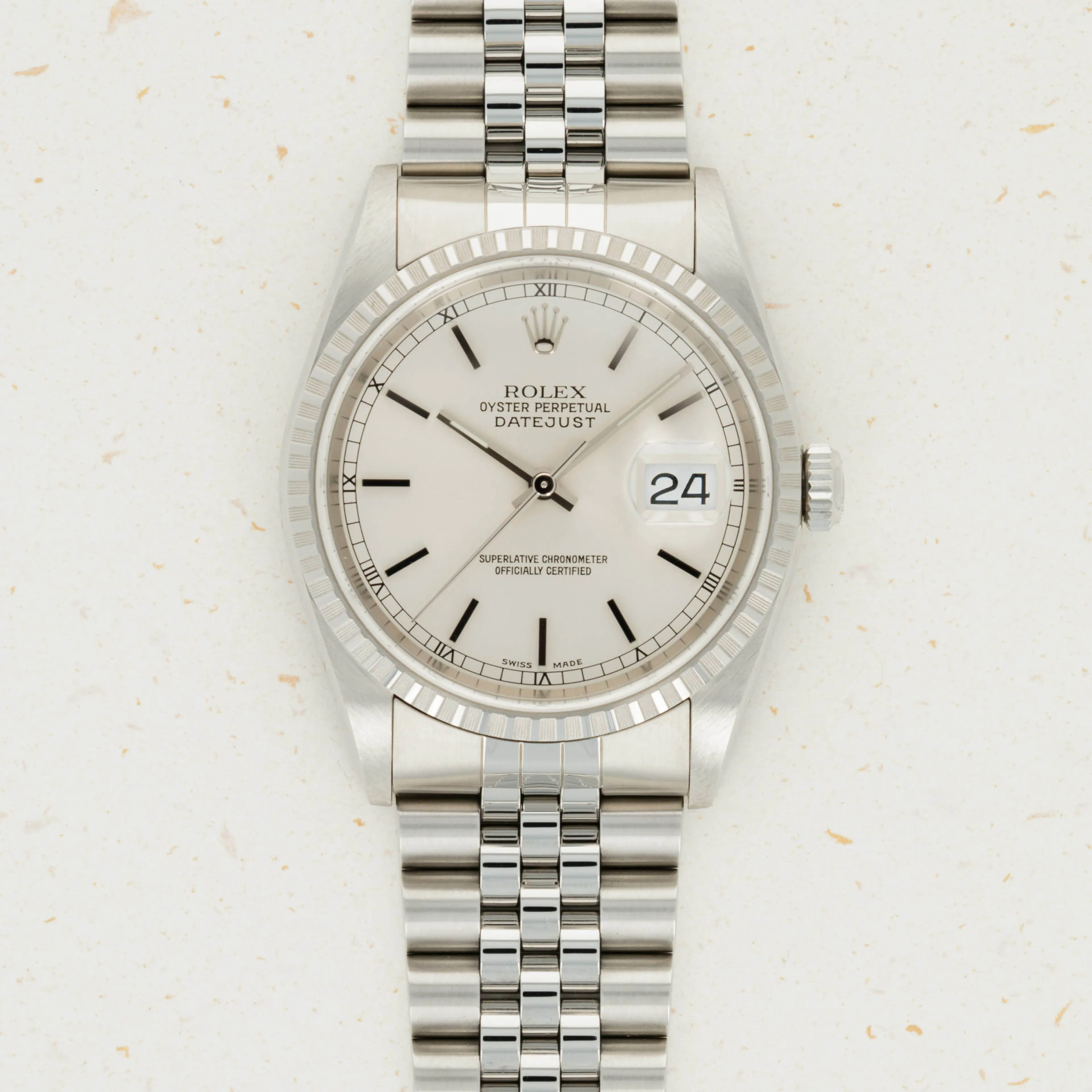 Rolex Datejust 36 16220 36mm Stainless steel Silver