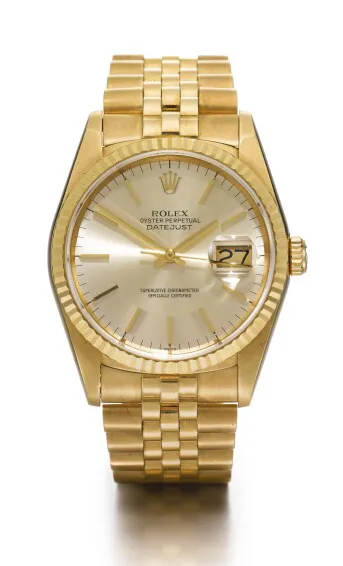 Rolex Datejust 36 16238 36mm Yellow gold Silver