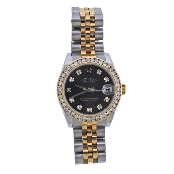 Rolex Datejust 31 178273 31mm Yellow gold and Stainless steel Black