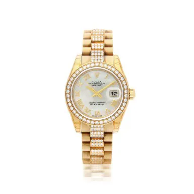 Rolex Lady-Datejust 179138 26mm Yellow gold Mother-of-pearl