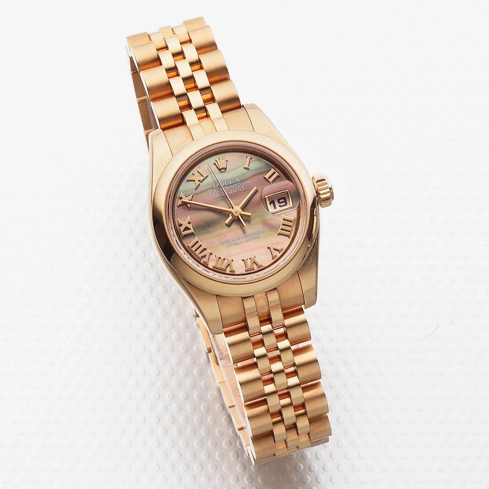 Rolex Lady-Datejust 179165 27mm Rose gold Mother-of-pearl