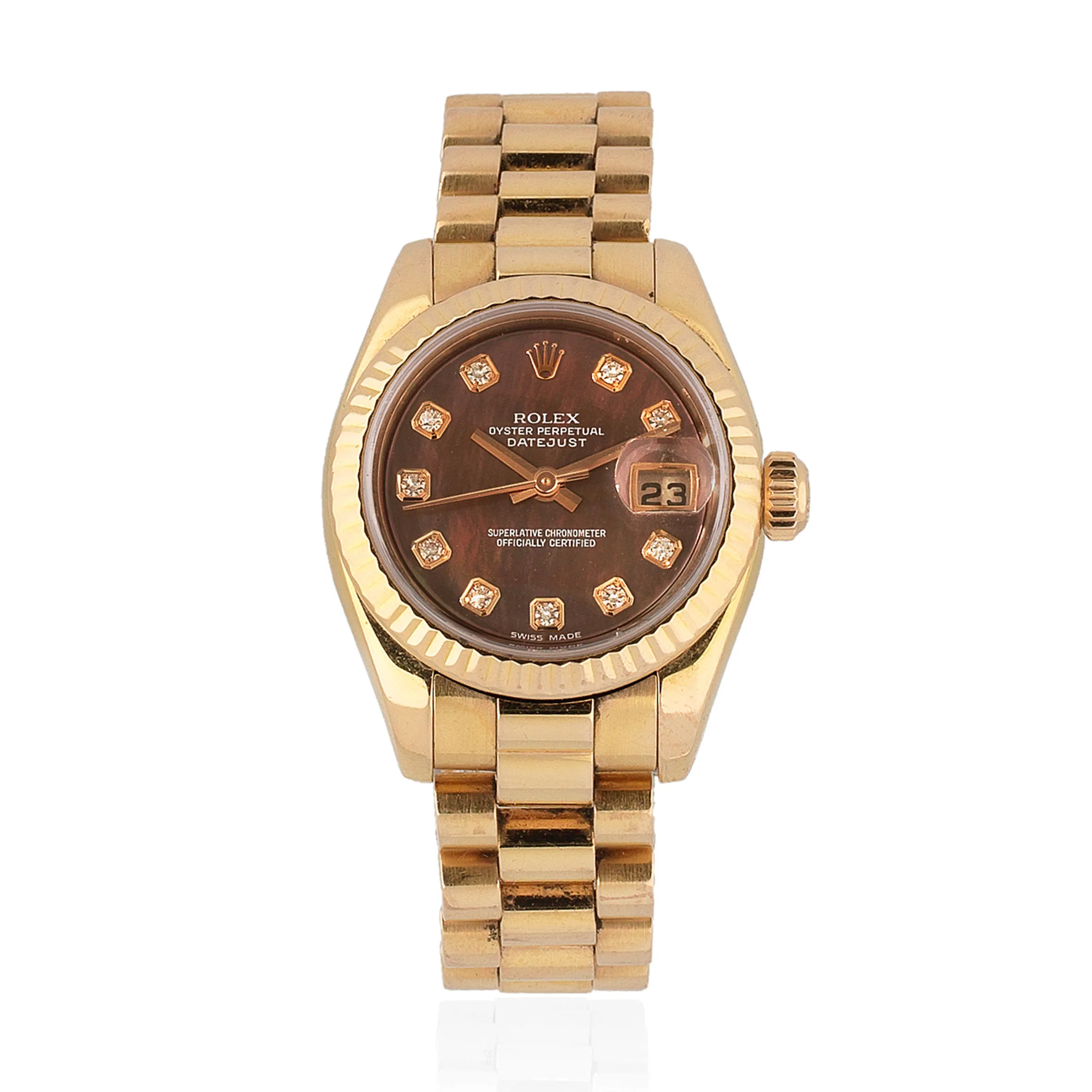 Rolex Lady-Datejust 179175 26mm Rose gold Mother-of-pearl