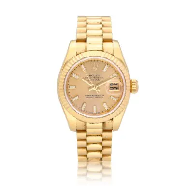 Rolex Lady-Datejust 179178 25mm Yellow gold Champagne