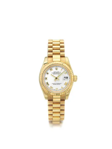 Rolex Lady-Datejust 179178 26mm Yellow gold White