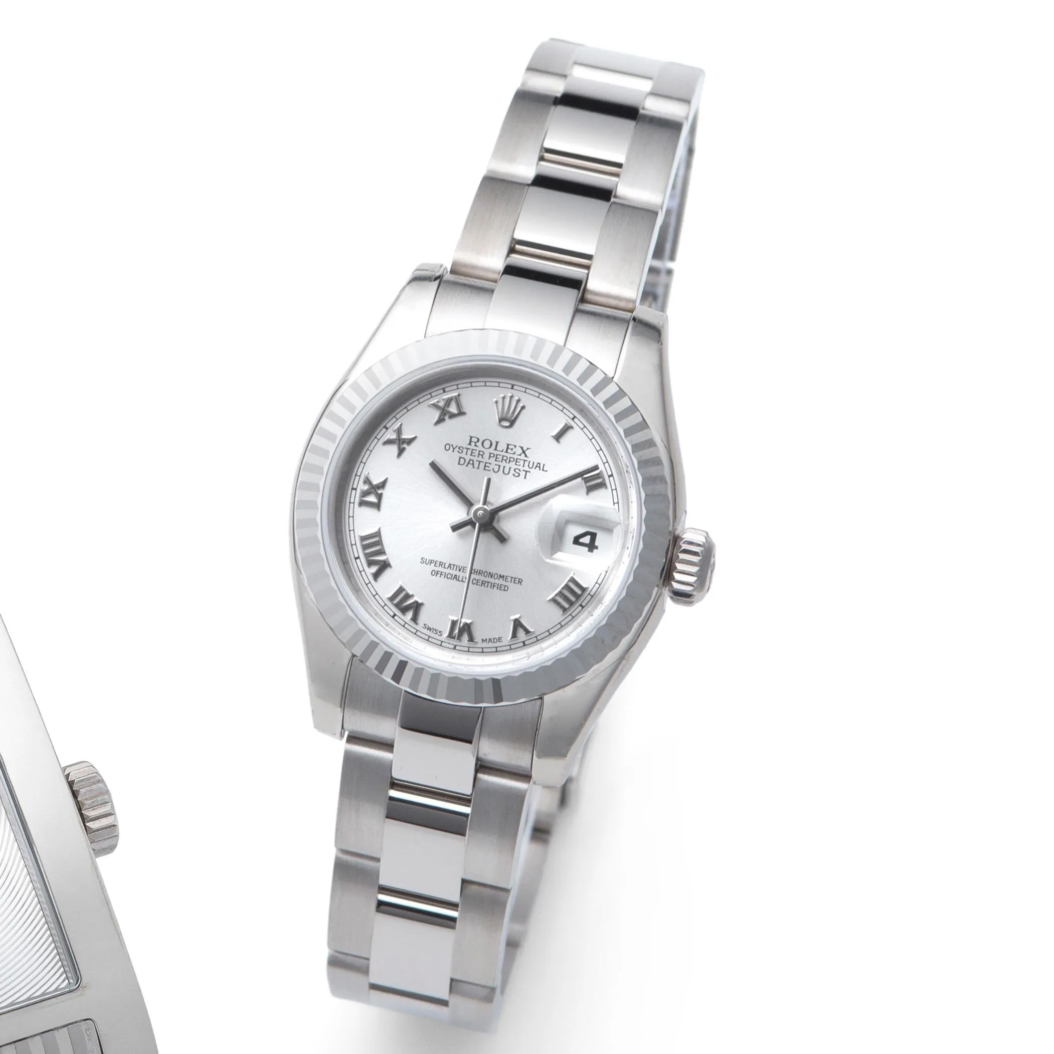 Rolex Lady-Datejust 179179 26mm White gold Silver