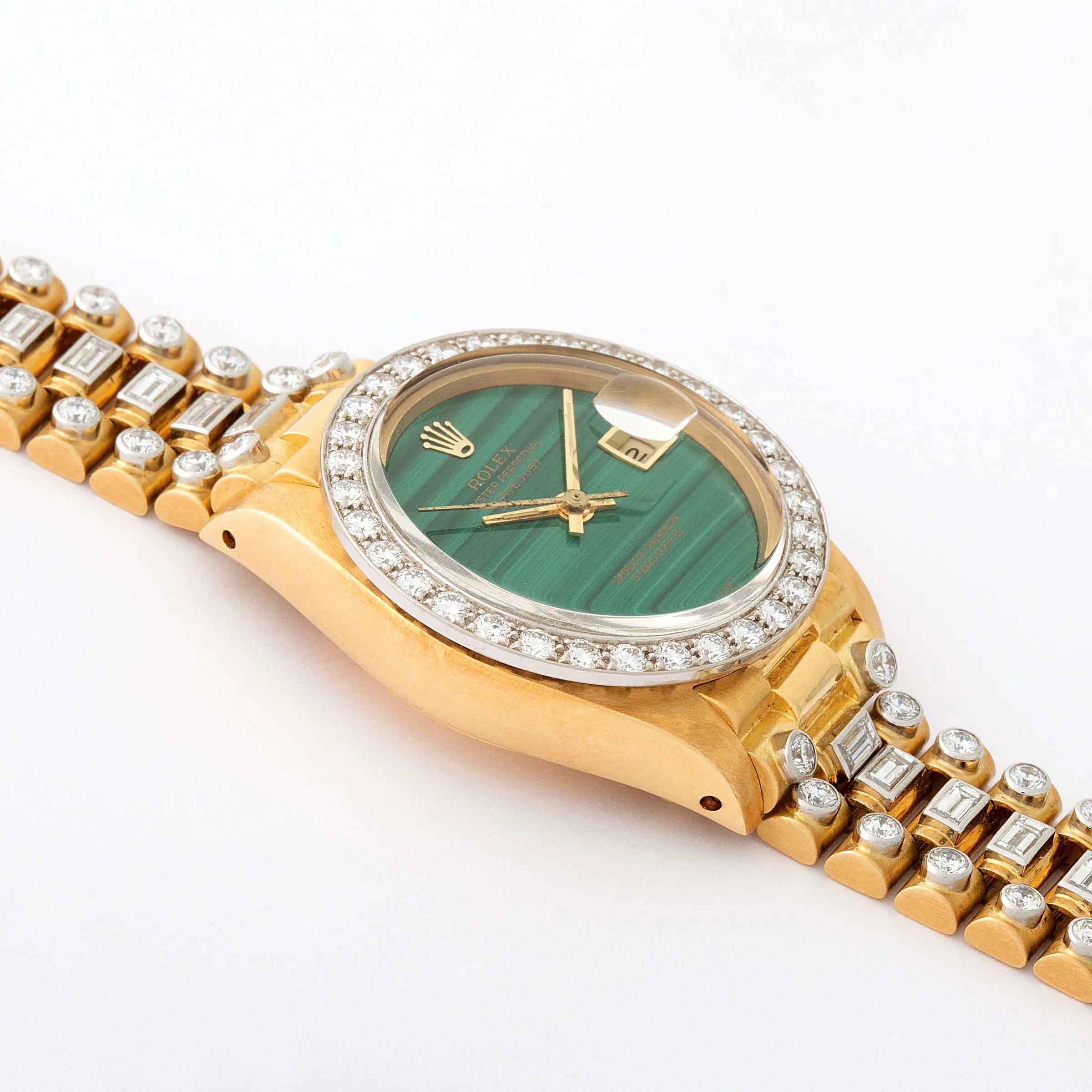 Rolex Lady-Datejust 69138 25mm Yellow gold Green 2