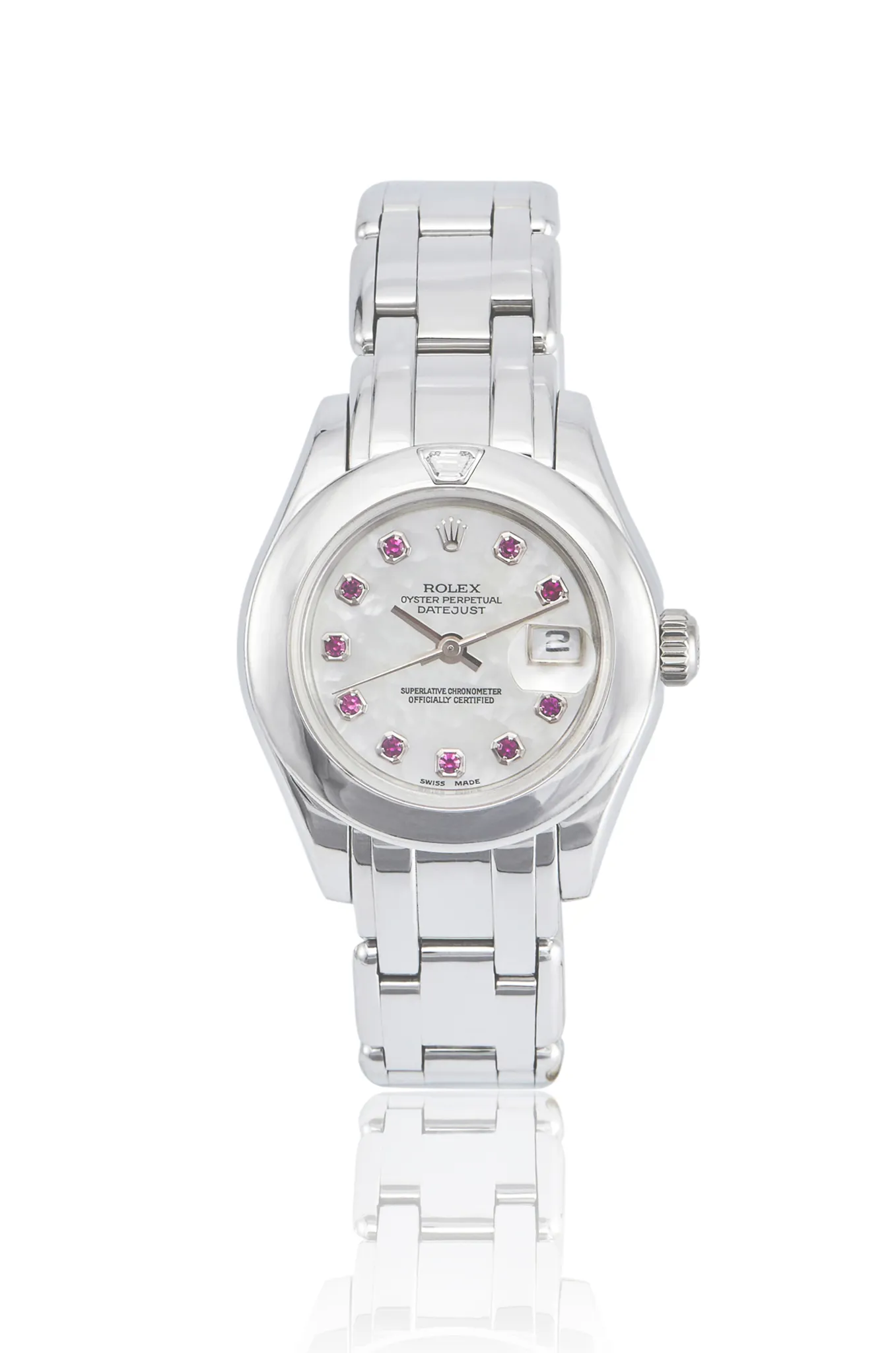 Rolex Lady-Datejust Pearlmaster 80329 29mm White gold White