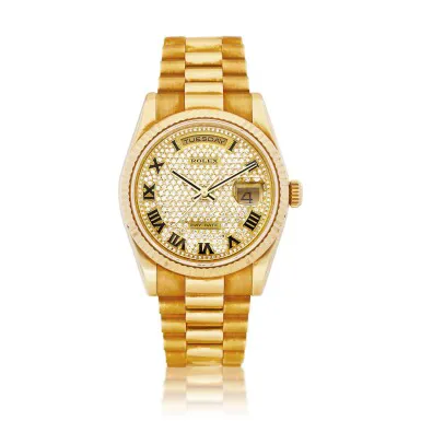 Rolex Day-Date 36 118238 36mm Yellow gold Diamond