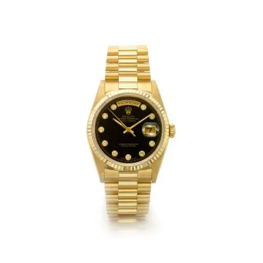 Rolex Day-Date 36 118238 36mm Yellow gold Black