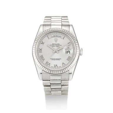 Rolex Day-Date 36 118239 36mm White gold Silver