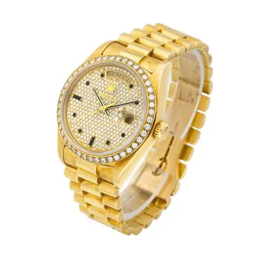 Rolex Day-Date 36 18048 36mm Yellow gold Diamond 1